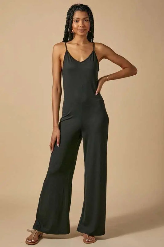 Wide Leg Cami Jumpsuit