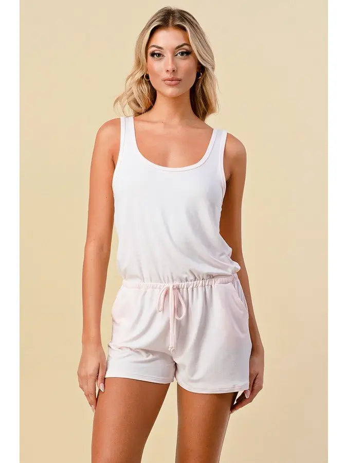 Scoop Neck Tank Romper