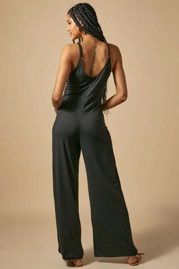 Wide Leg Cami Jumpsuit