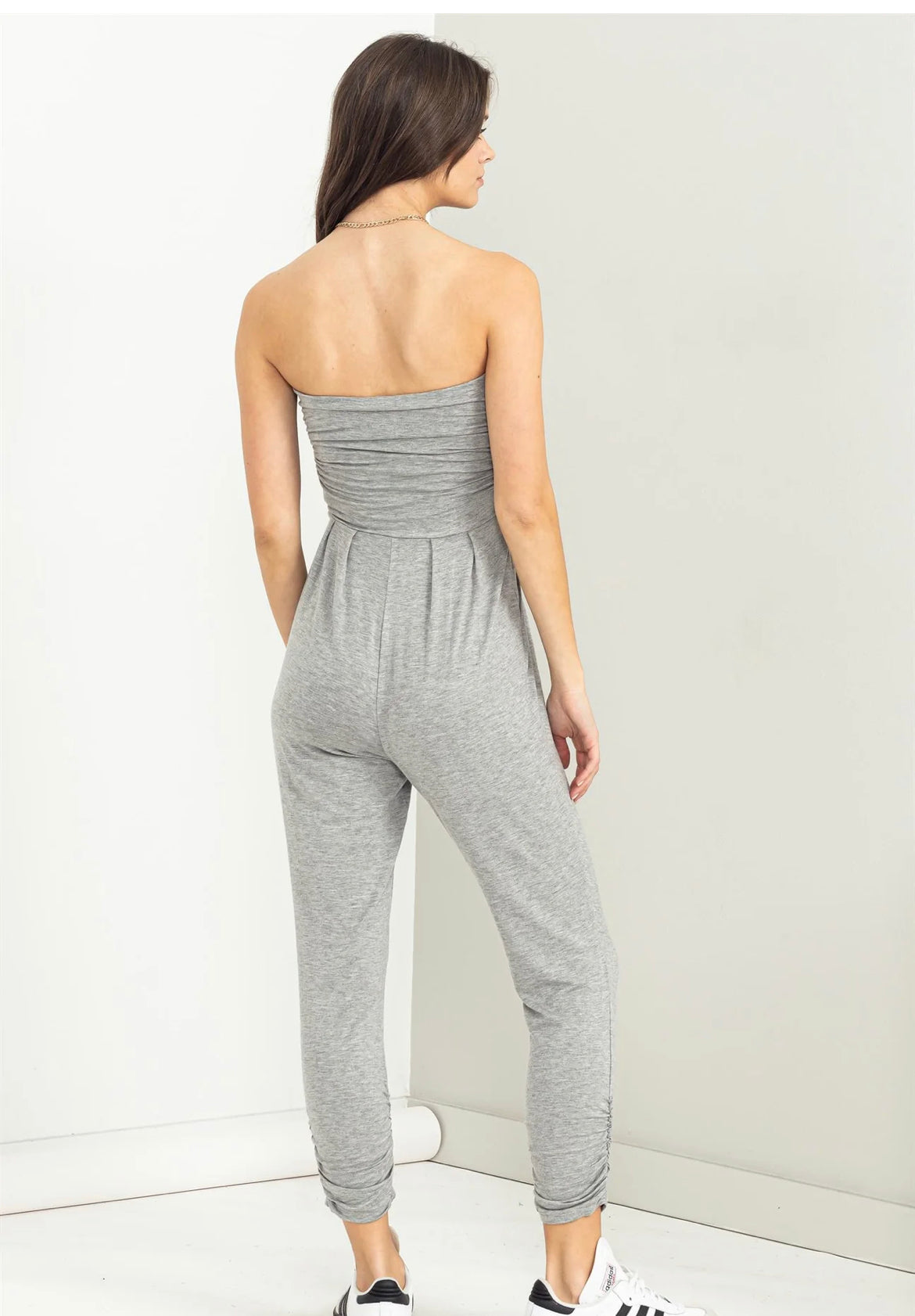 Date Night Strapless Jumpsuit