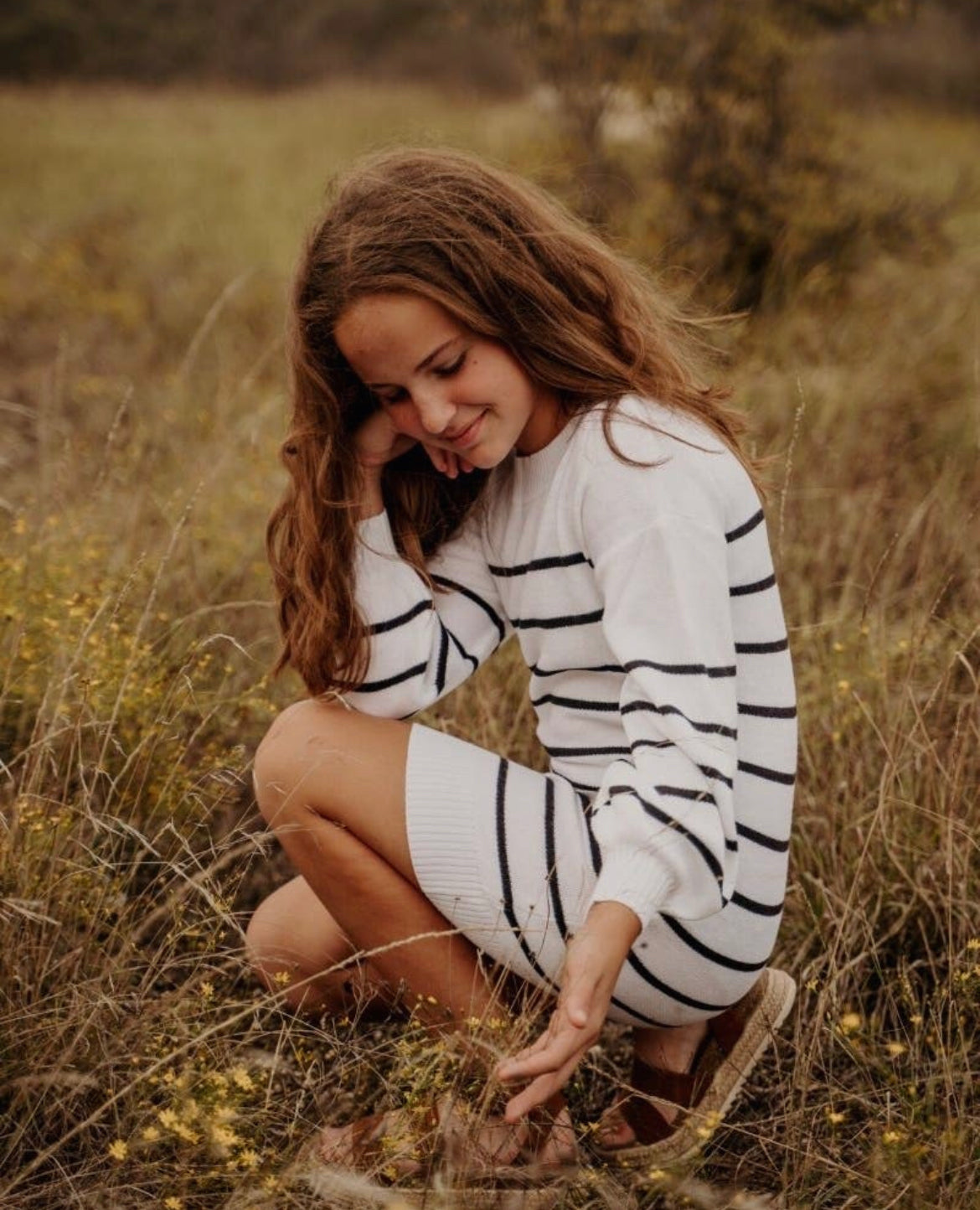 Mommy & Me Striped Sweater Dress