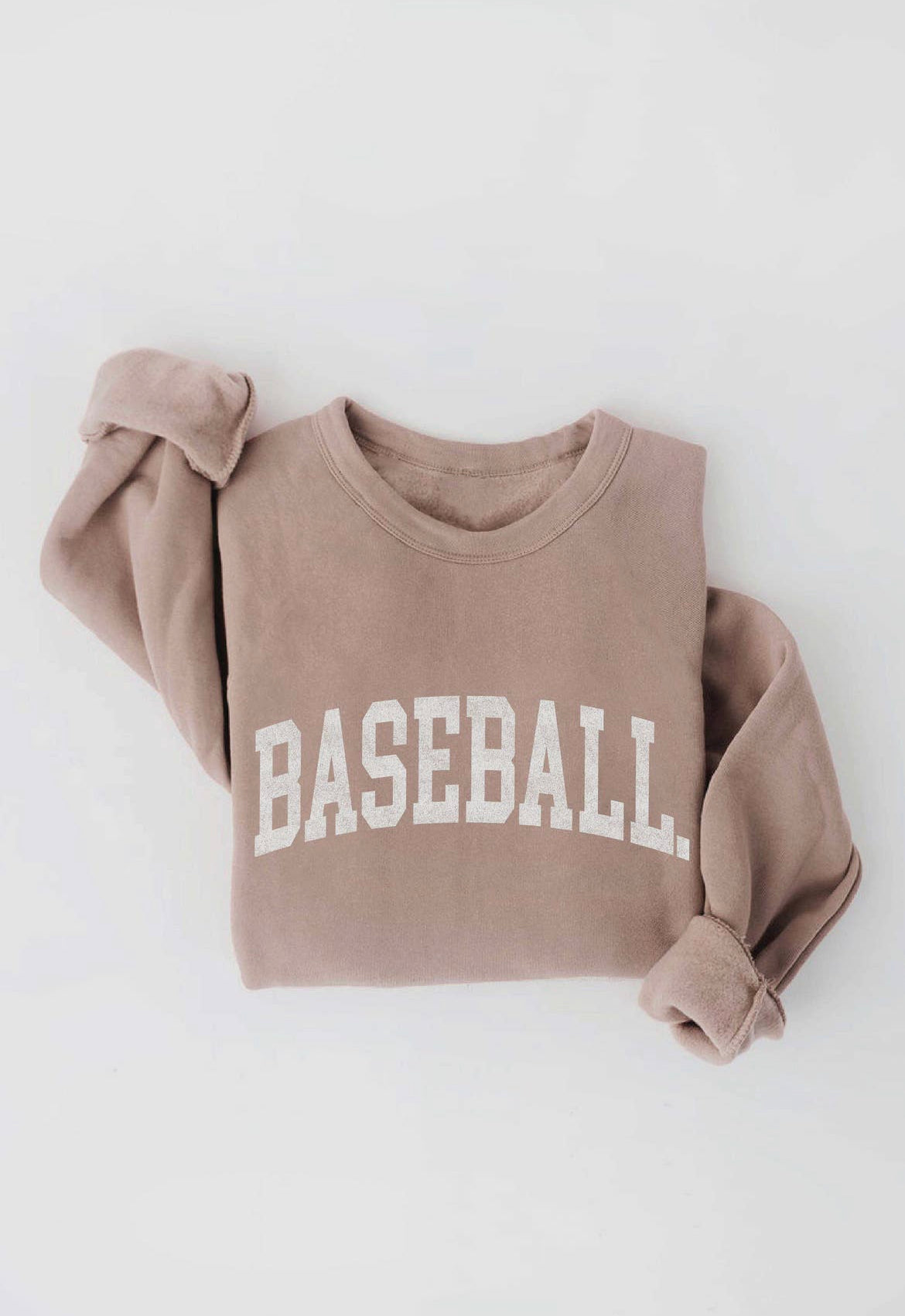 Tan Baseball Pullover