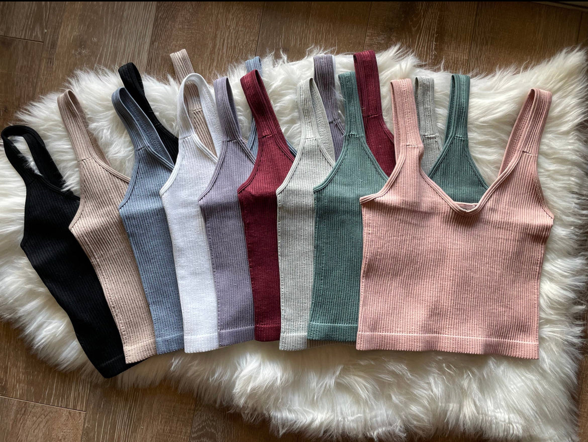 Ribbed  Crop Top