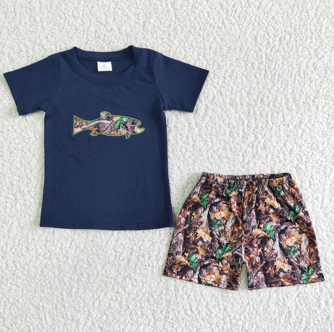 Camo Fish Tee & Shorts Tee