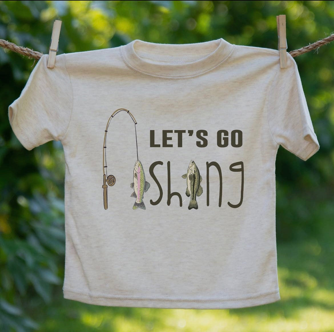 Let's Go Fishing Tee