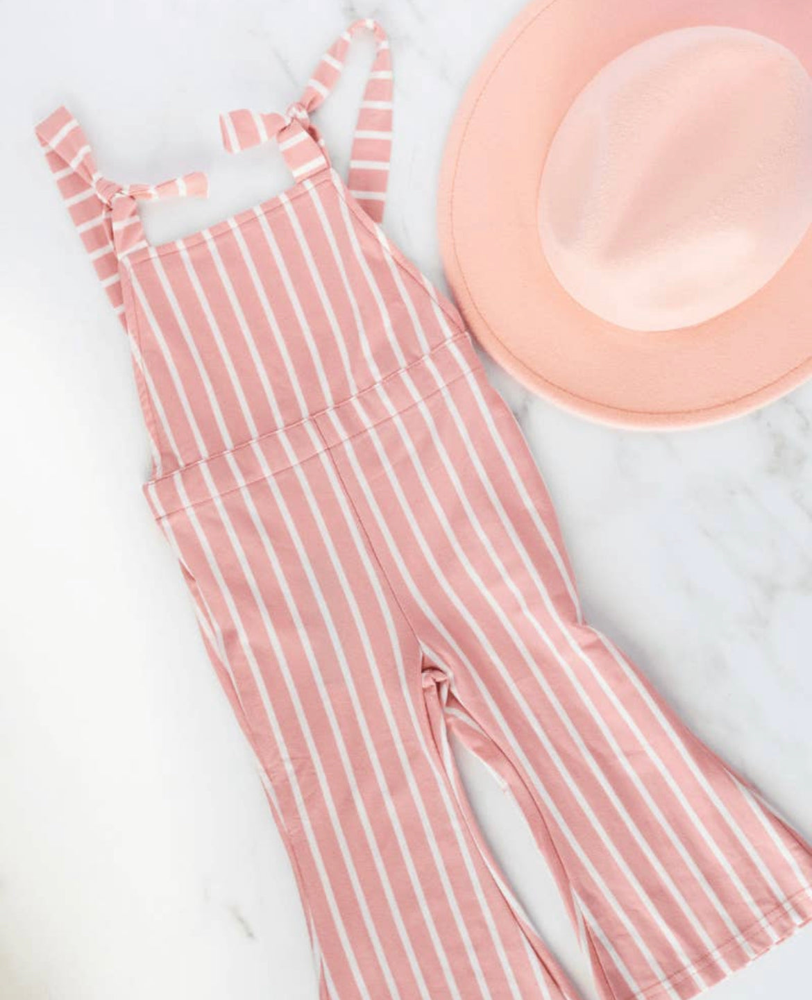 Bell Bottom Suspender Jumpsuit