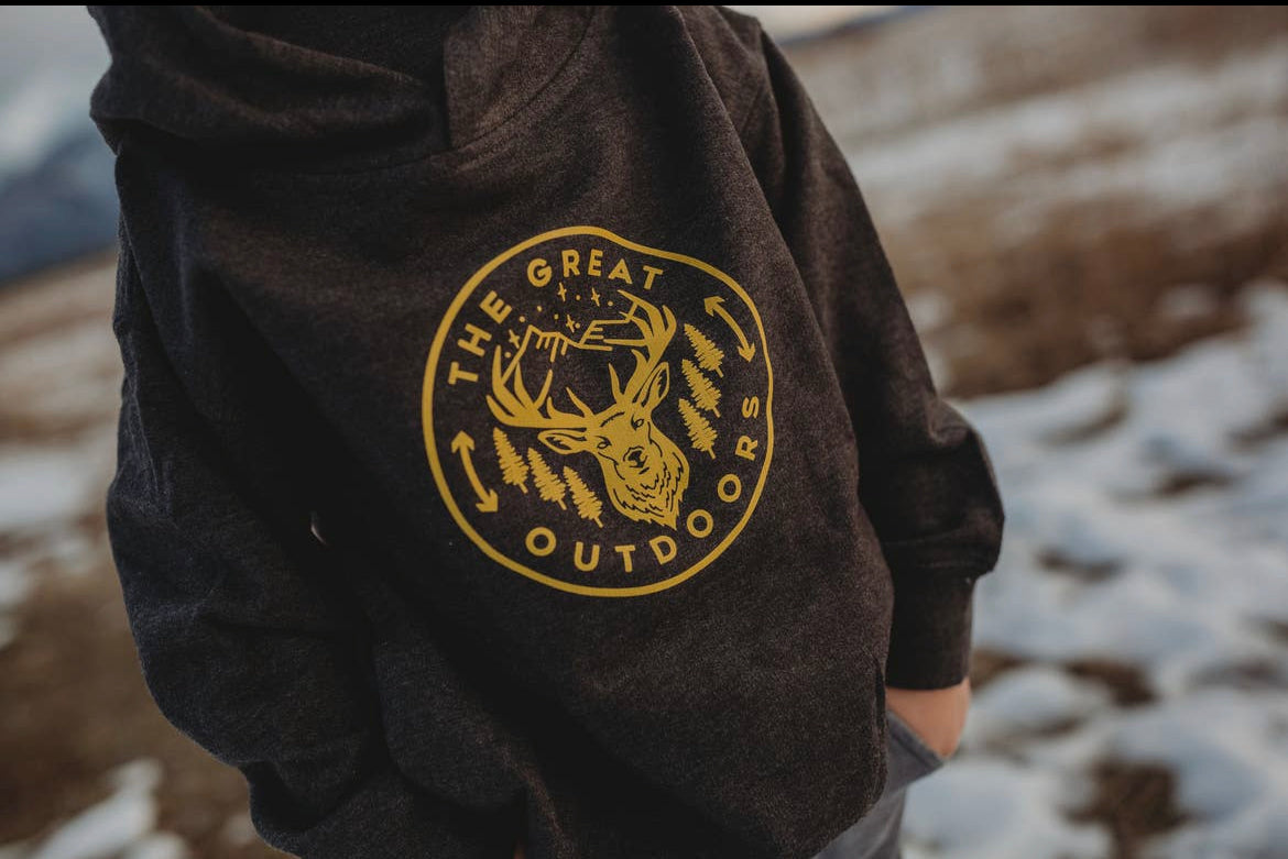 Great Outdoors Hoodie - Charcoal